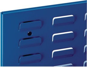 Kappes Schlitzplatte RasterPlan in Blau RAL 5010 aus Stahl, Breite: 100 cm, Höhe: 45 cm - Bild 1