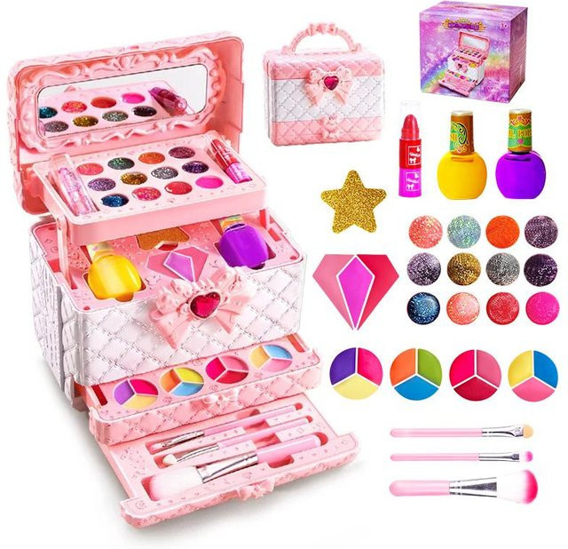 Activating Toys Make-up Spielzeug für Mädchen, Koffer Box, pink - Bild 1