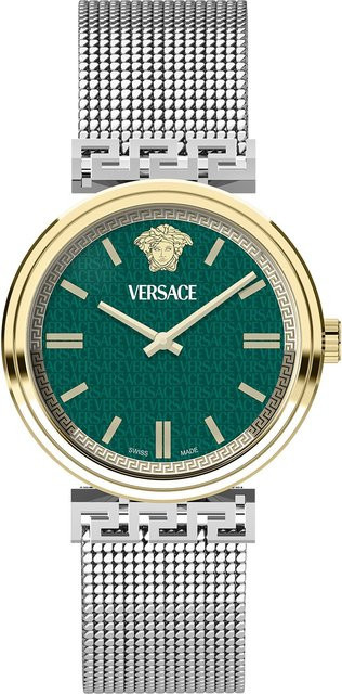 Versace Armbanduhr, Quarz, Edelstahl, Schwarz, 36 mm, Damen - Bild 1
