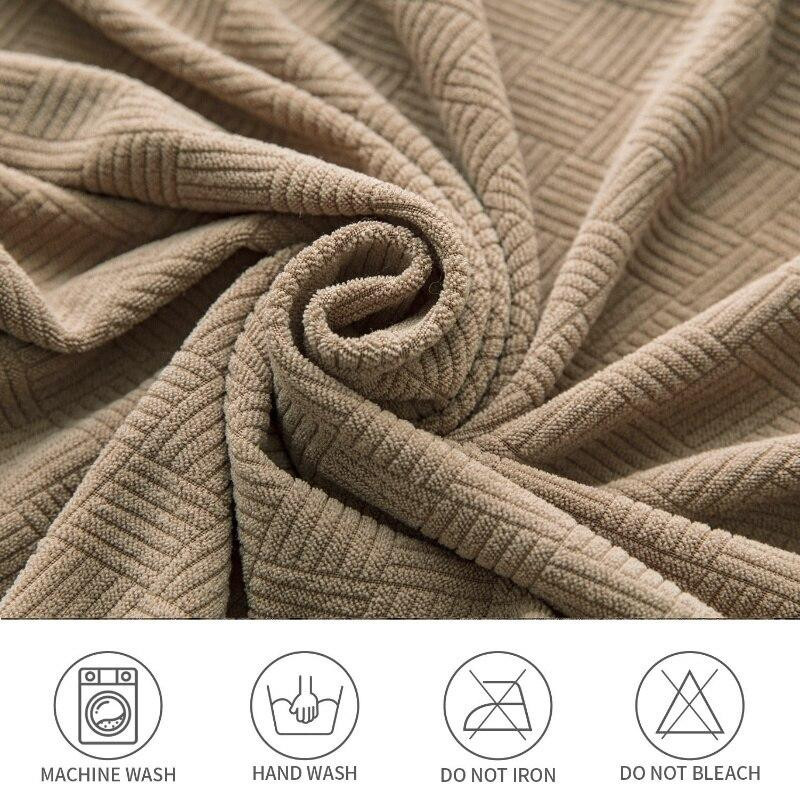 RTTIME Jacquard-Stretch-Stuhlbezug für Esszimmerstühle, wasserabweisend, weiß - Bild 4