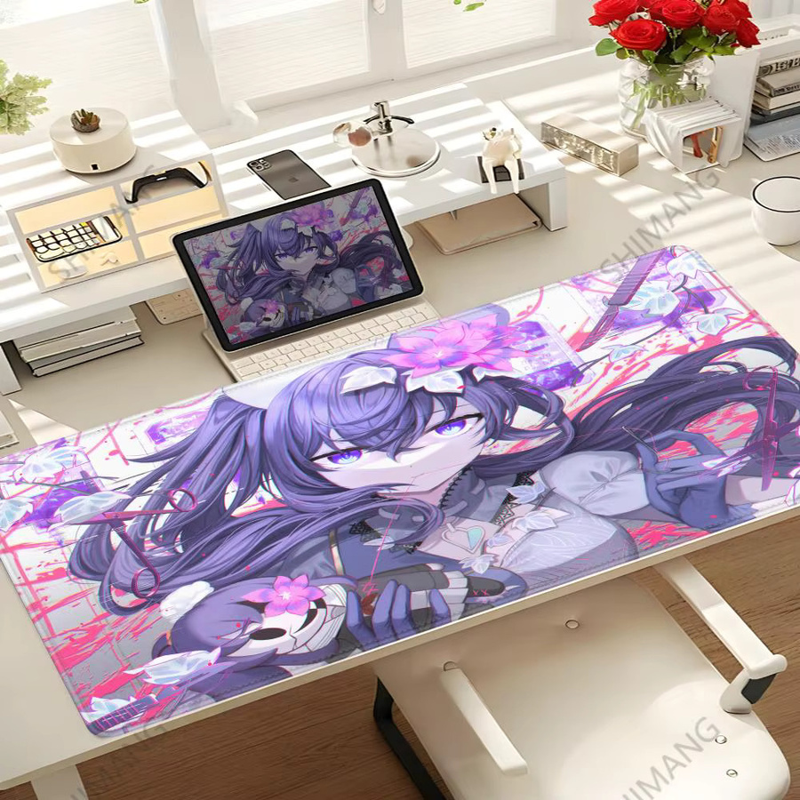SHIMANG Anime Mauspad Project Sekai PJSK Design Multicolor Schreibtischunterlage für PC Gaming - Bild 2