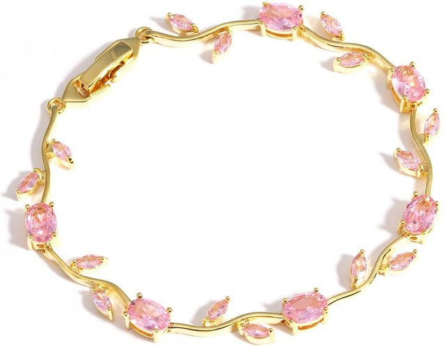 Fashion Maker 2 Armband, Zirkonia, Gold Silber Farbe, Damen - Bild 1