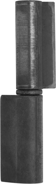 SO-TECH Anschweißband für Außenbereich aus Stahl in Schwarz Matt, Durchmesser: 22 mm, Höhe: 140 mm - Bild 1