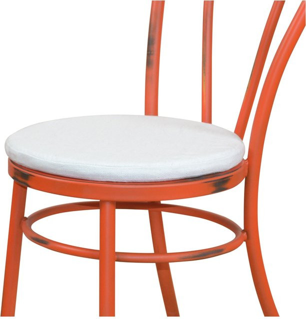 Sitzkissen-Set rund von möbel direkt in Cremefarben mit Baumwolle und Polyester, Durchmesser: 40 cm - Bild 1
