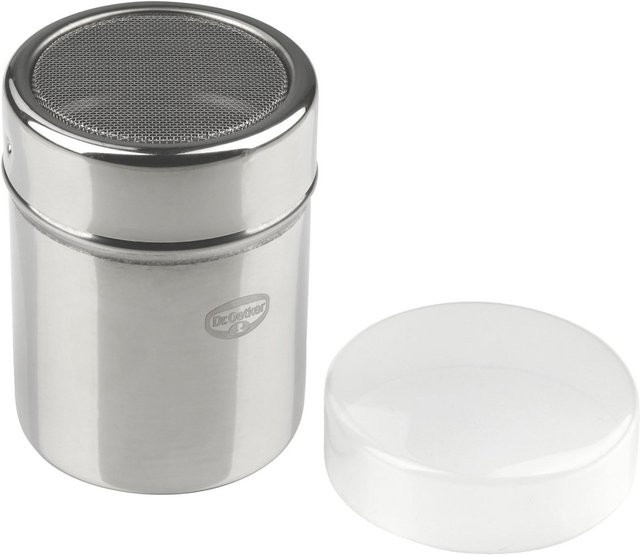 Dr. Oetker Siebstreuer mit Deckel aus Edelstahl in Silber - Bild 1