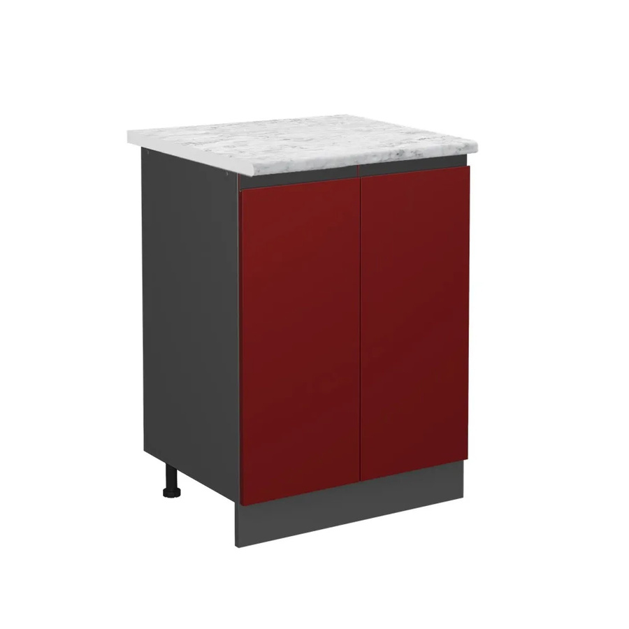 Vicco Küchenunterschrank R-Line Küchenkommode Rot Anthrazit Weiß B/T/H: 60,0 x 46,0 x 81,6 cm - Bild 2