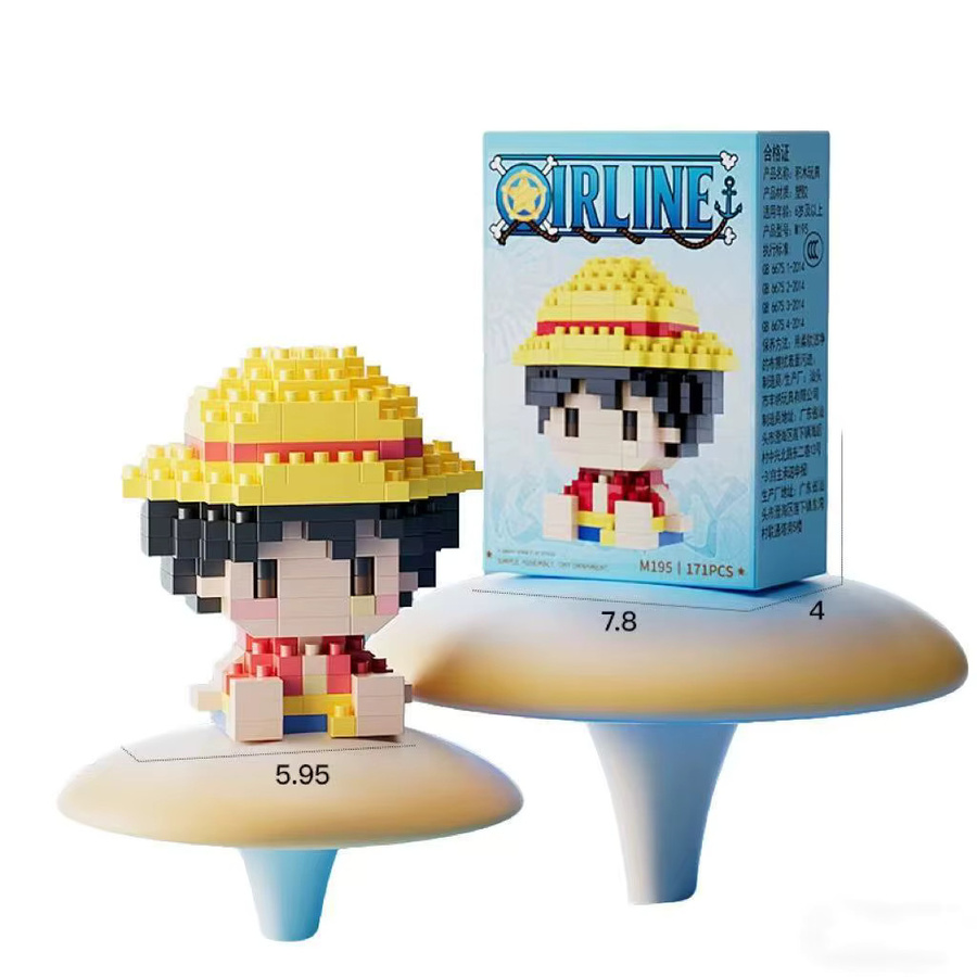 Bandai One Piece Micro Action Block, Bausatz, Figuren Spielzeug - Bild 2