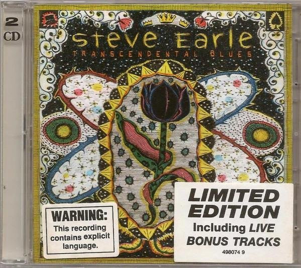 Steve Earle - Transcendental Blues CD (Pop/Rock) Epic, E-Squared 2000 Australien Schwarz Gebraucht - Bild 1