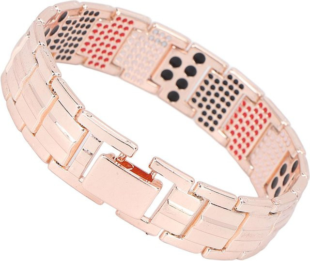 GoolRC Magnettherapie Armband, Edelstahl, Roségold, Unisex - Bild 1