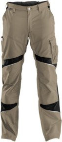 Kübler ACTIVIQ Hose HIGH Arbeitshose sandbraun/schwarz mit Cordura und Reflexstreifen nach EN 14404 - Bild 1