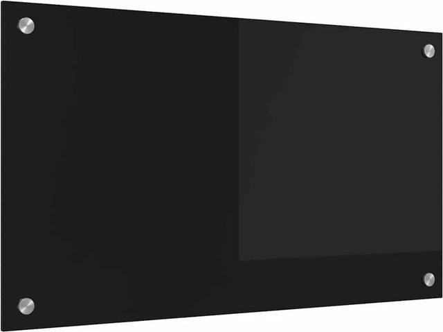 vidaXL Küchenrückwand aus gehärtetem Glas in Schwarz, Breite: 70 cm, Höhe: 40 cm - Bild 1