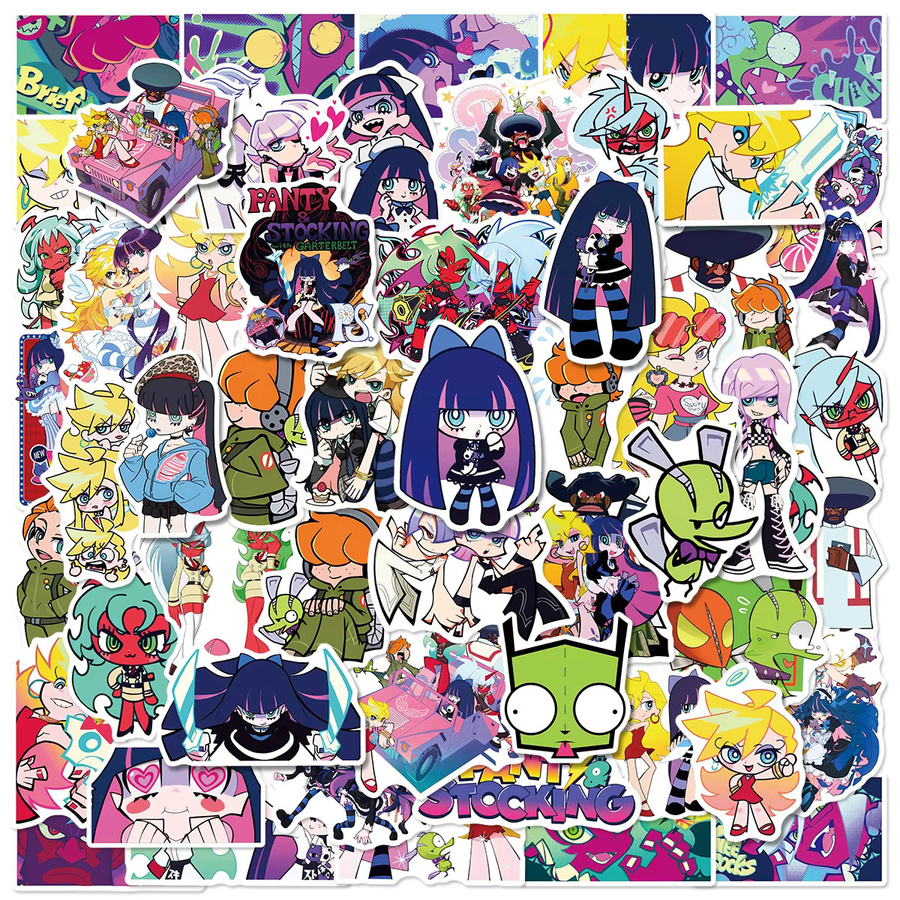 Bandai Panty Anarchy Aufkleber, 60-teiliges Set, Bunt / Mehrfarbig - Bild 2