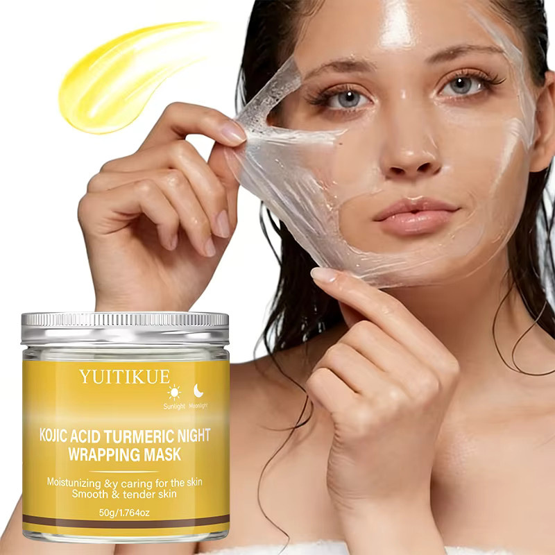 YUITIKUE Kojisäure Kurkuma Nachtmaske, 50g - Bild 3