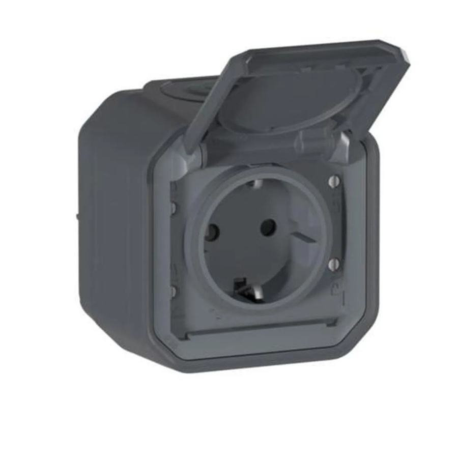 Legrand Plexo New Steckdose IP44 Aufputz Anthrazit - Bild 2