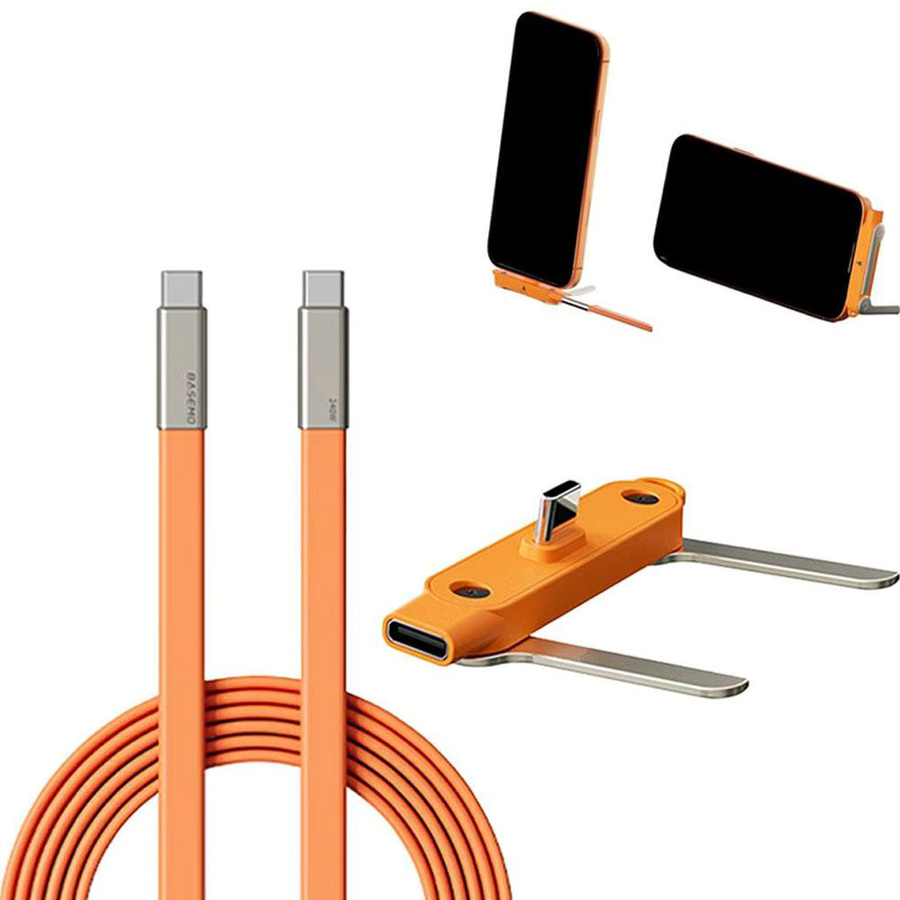 Basemo Unsichtbarer Halter mit 240W Schnellladekabel für iPhone 17 und Huawei Typ-C-Geräte - Bild 4