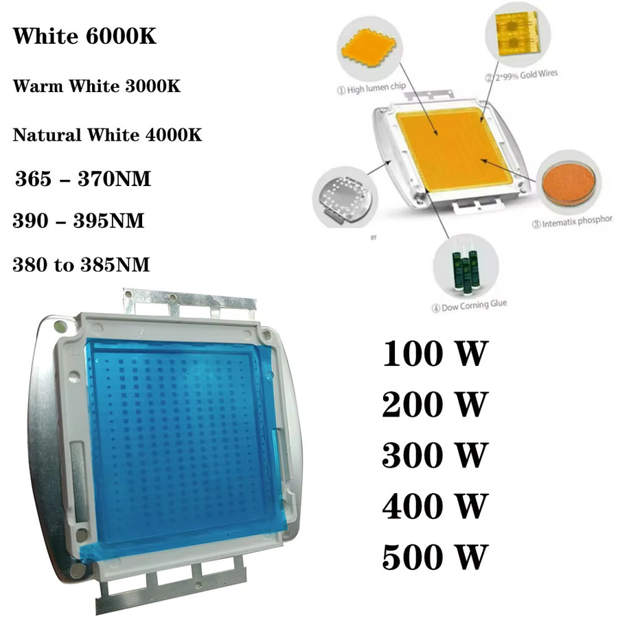 TAKEY LED COB UV Chip Lila Lampe für UV-Anwendungen - Bild 2
