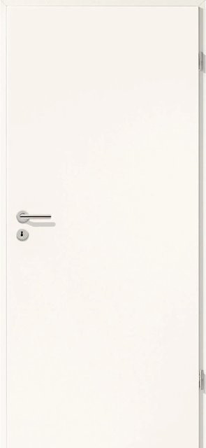 GetaDoor Zimmertür CPL Weiß ähnlich RAL 9010 mit Rechtsanschlag, Breite: 86,0 cm, Höhe: 198,5 cm - Bild 1