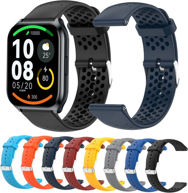Zeblaze Uhrenarmband, Silikon, Schwarz, Unisex - Bild 1
