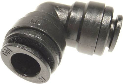 DM-Fit Winkelverbinder AEU1008M in Schwarz für Rohr-Ø 10 mm und 8 mm - Bild 1