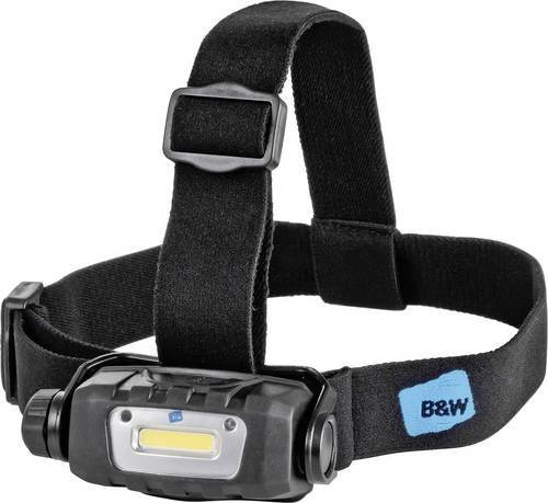 B & W International Sensor Head LED Stirnlampe HL250SU, akkubetrieben, Schwarz, 250lm - Bild 1