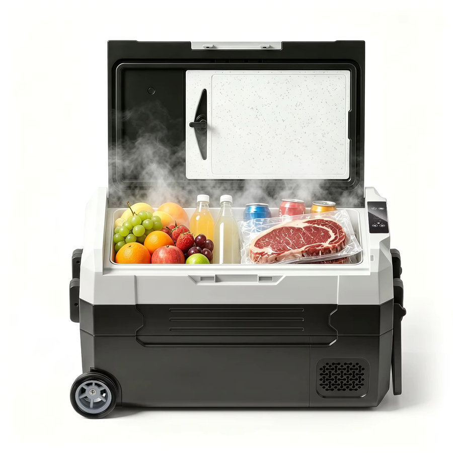 Podofo Kompressor-Kühlschrank Tragbarer Mini-Gefrierschrank für Camping und Auto 12/24V DC 110-240V - Bild 8