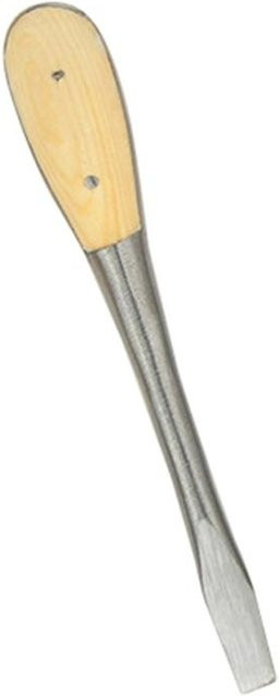 Schlitzschraubendreher mit schlagbarem Flachkopf aus Kohlenstoffstahl und Holzgriff von SoleMemory in Multicolour - Bild 1