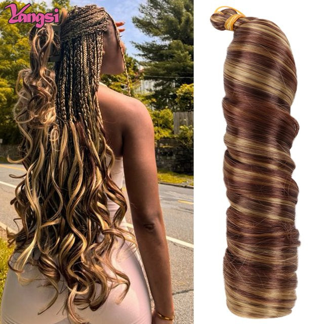 Full Star Crochet Hair Box Braids Goddess Bohemian, Synthetisches Häkelhaar für Damen - Bild 1