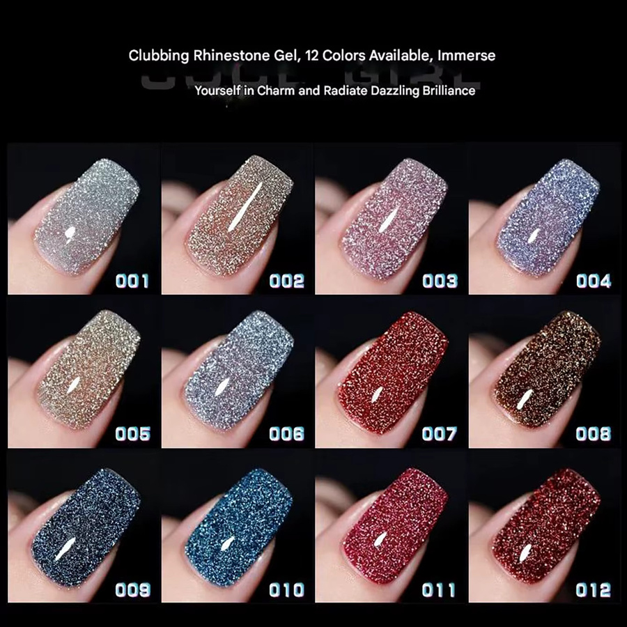 MIANEL Nagellack Gel-Lack, 12 ml, schimmernd mit Glitzer - Bild 2