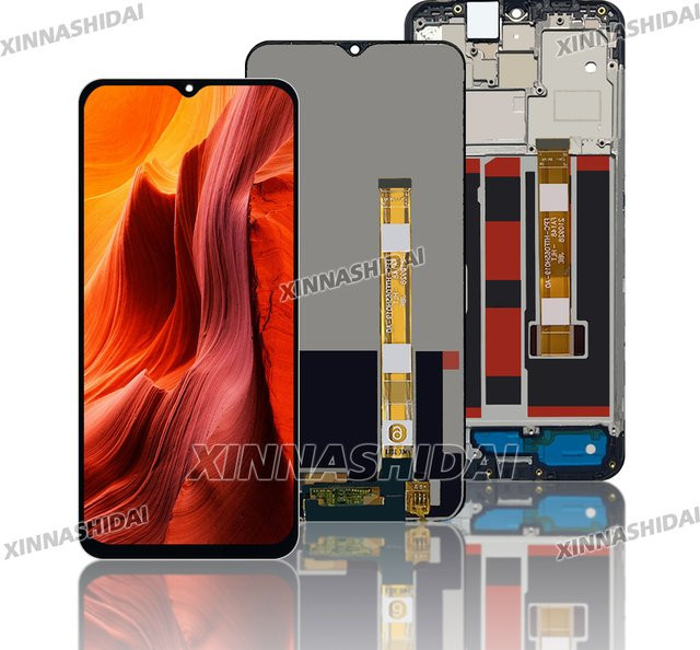 LCD Display Touchscreen Digitizer Montage für OPPO A9 2020 und OPPO A5 2020 in Schwarz - Bild 1