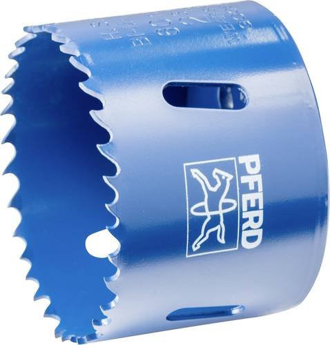 PFERD Bi-Metall Lochsäge LS 60 in Blau mit Ø 60 mm Durchmesser und 31 mm Schnitttiefe für Stahl, Edelstahl, Blech und Holz - Bild 1
