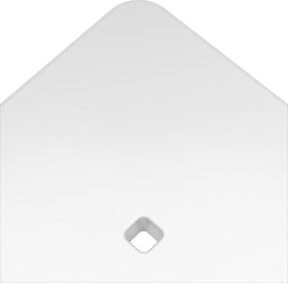 Keuco Hocker AXESS mit Sitzfläche 33,8 cm in Chrom und Weiß - Bild 1