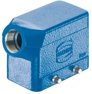 Harting Tüllengehäuse 19 36 010 1520 in Blau aus Kunststoff - Bild 1
