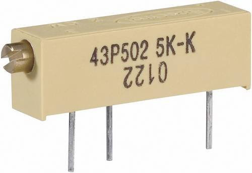 Vishay M43P203KB40 Spindeltrimmer 15-Gang linear 0.75W 20kOhm beige - Bild 1