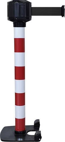 VISO RXLO1050RBBK LO3 Gurtabsperrpfosten Rot, selbstständig stehend, Gurtlänge: 10 m, Durchmesser: 8 cm, Höhe: 99 cm - Bild 1