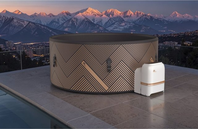 MSpa Whirlpool MONO ECO 2026 XXL aufblasbarer Outdoor Pool für 8 Personen mit UVC und 144 Luftdüsen F-MO082W - Bild 1