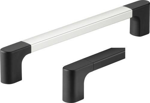 Rohde Profilgriff MS-02.250.11 in Schwarz und Silber, 2er-Set, L: 310 mm, B: 28 mm, H: 60 mm - Bild 1