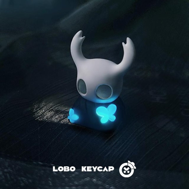 Hollow Knight Hornet Esc-Tastenkappe für mechanische Tastaturen in Weiß - Bild 1