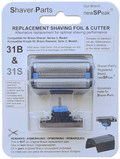 SCANPART Ersatzscherkopf kompatibel mit Braun 31B - 31S, Unisex - Bild 1