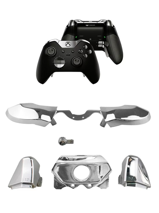 DATA FROG Ersatz LB RB Bumper Trigger Buttons Mod Kit für Xbox One Elite Controller in Blau für Custom DIY Reparaturen - Bild 2