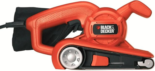 Black+Decker Bandschleifer KA86 in Schwarz und Orange für die Werkbank - Bild 1