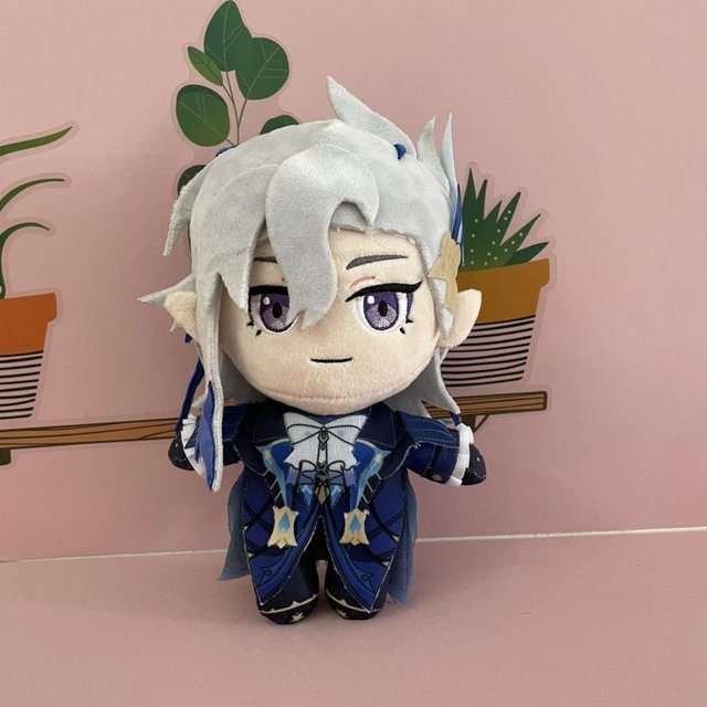 Genshin Impact Neuvillette Cosplay Plüschpuppe, 20cm - Bild 1
