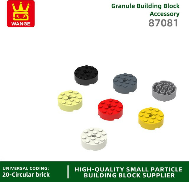 WANGE 87081 4x4 mit Achsloch Zylinderblock, Zubehör, 28-teiliges Set, ab 6 Jahren - Bild 1