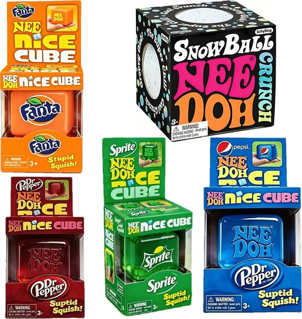 Needoh Weiches Squishy Spielzeug, Würfel, multicolour - Bild 1