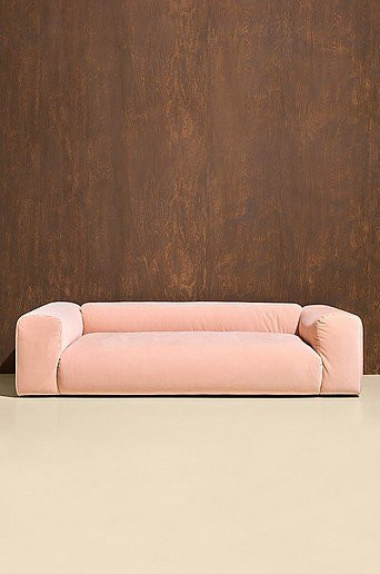 Wenju 3-Sitzer-Sofa mit Samtbezug und Massivholzrahmen für dein Wohnzimmer - Bild 1