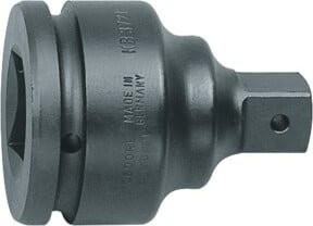 Gedore KB 3721 Kraftschrauber-Reduzierstück aus Stahl in Grau, 1.1/2" auf 1" - Bild 1