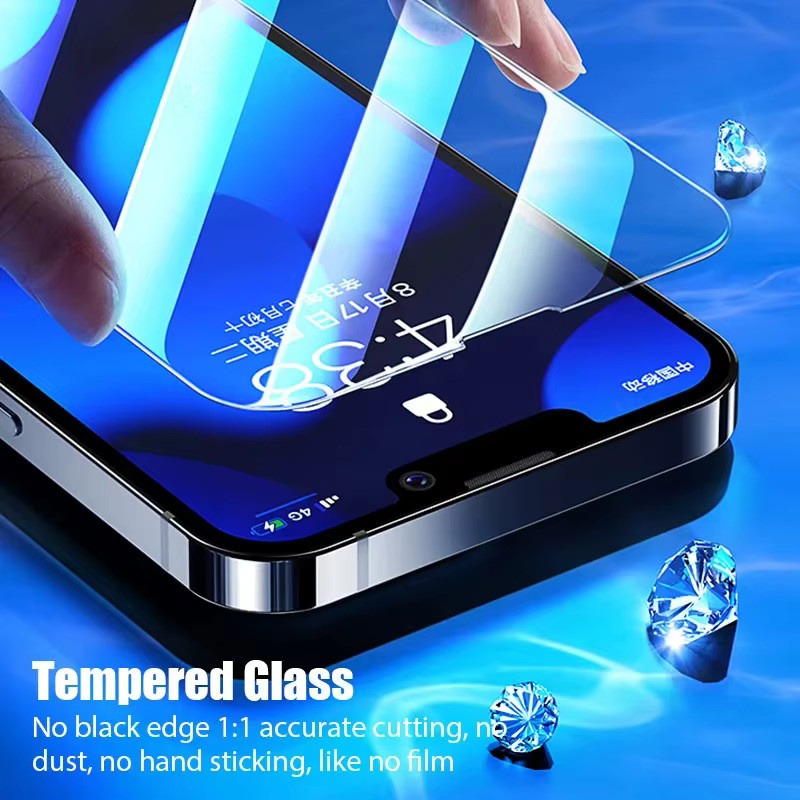 5er-Pack Gehärtetes Schutzglas für iPhone 11 bis iPhone 17 Pro Max, Transparent - Bild 2