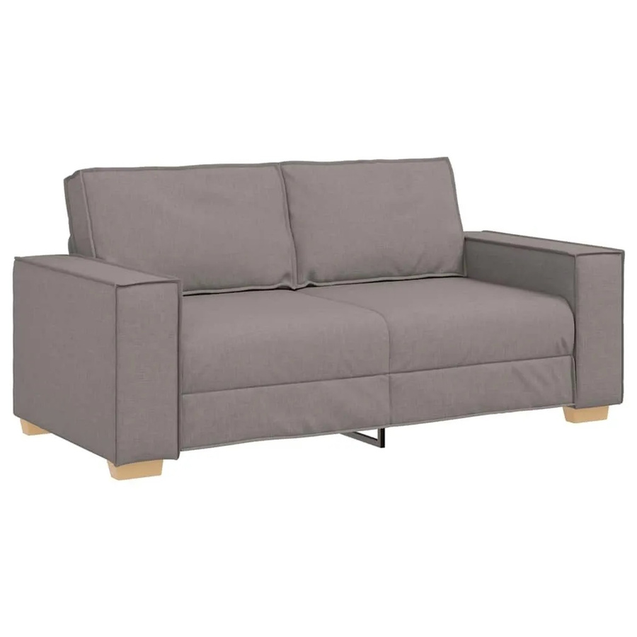vidaXL 2-Sitzer Sofa in Taupe mit Stoffbezug, B/T/H: 180 x 78 x 84 cm - Bild 2