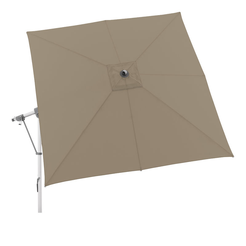 Doppler Ampelschirm Expert in Sand mit Aluminiumgestell und Polyesterbespannung, B/T: 300 x 300 cm - Bild 3