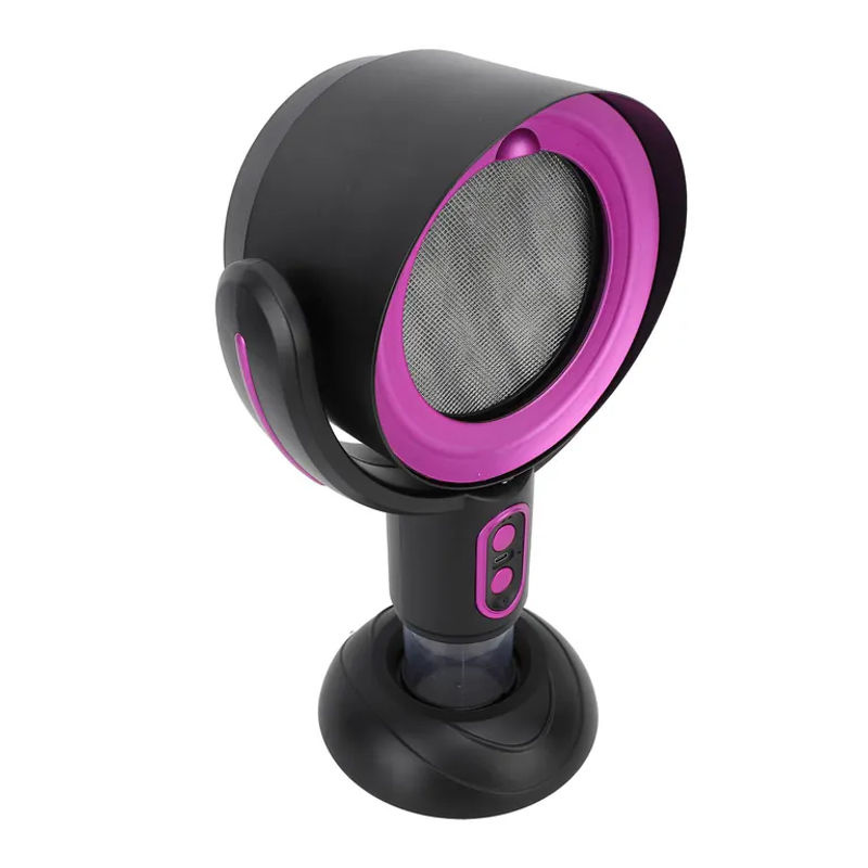 CosyHome Desktop-Dunstabzugshaube mit 2 Geschwindigkeiten und negativen Ionen, USB-betrieben, lila - Bild 4