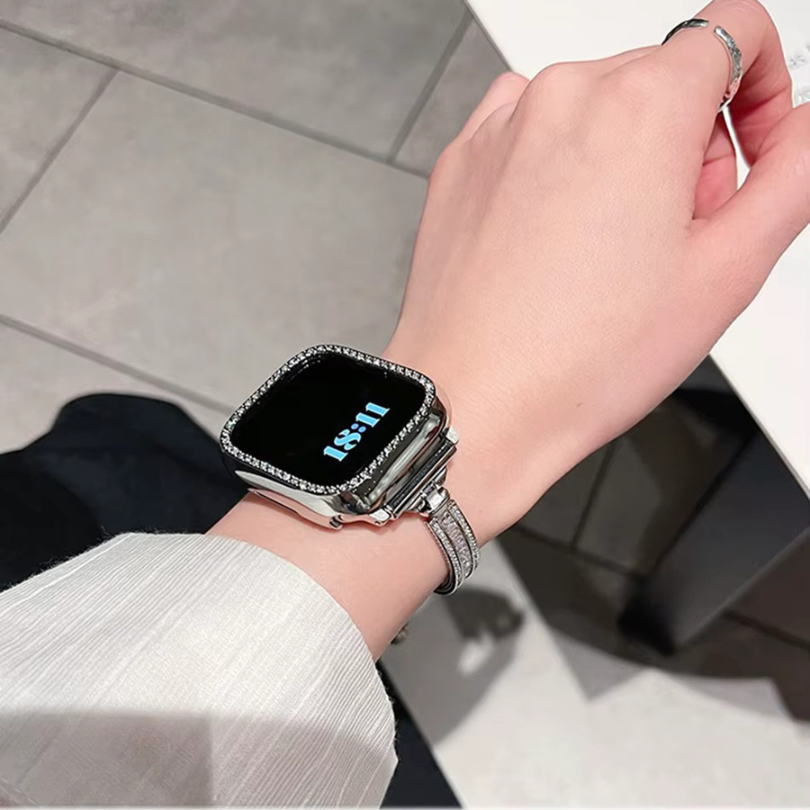 LuLuTom Uhrenarmband Edelstahl, Silber, für Apple Watch - Bild 3
